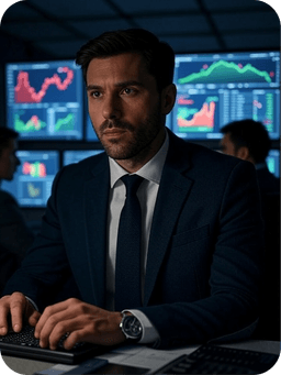 Trader validating a strategy